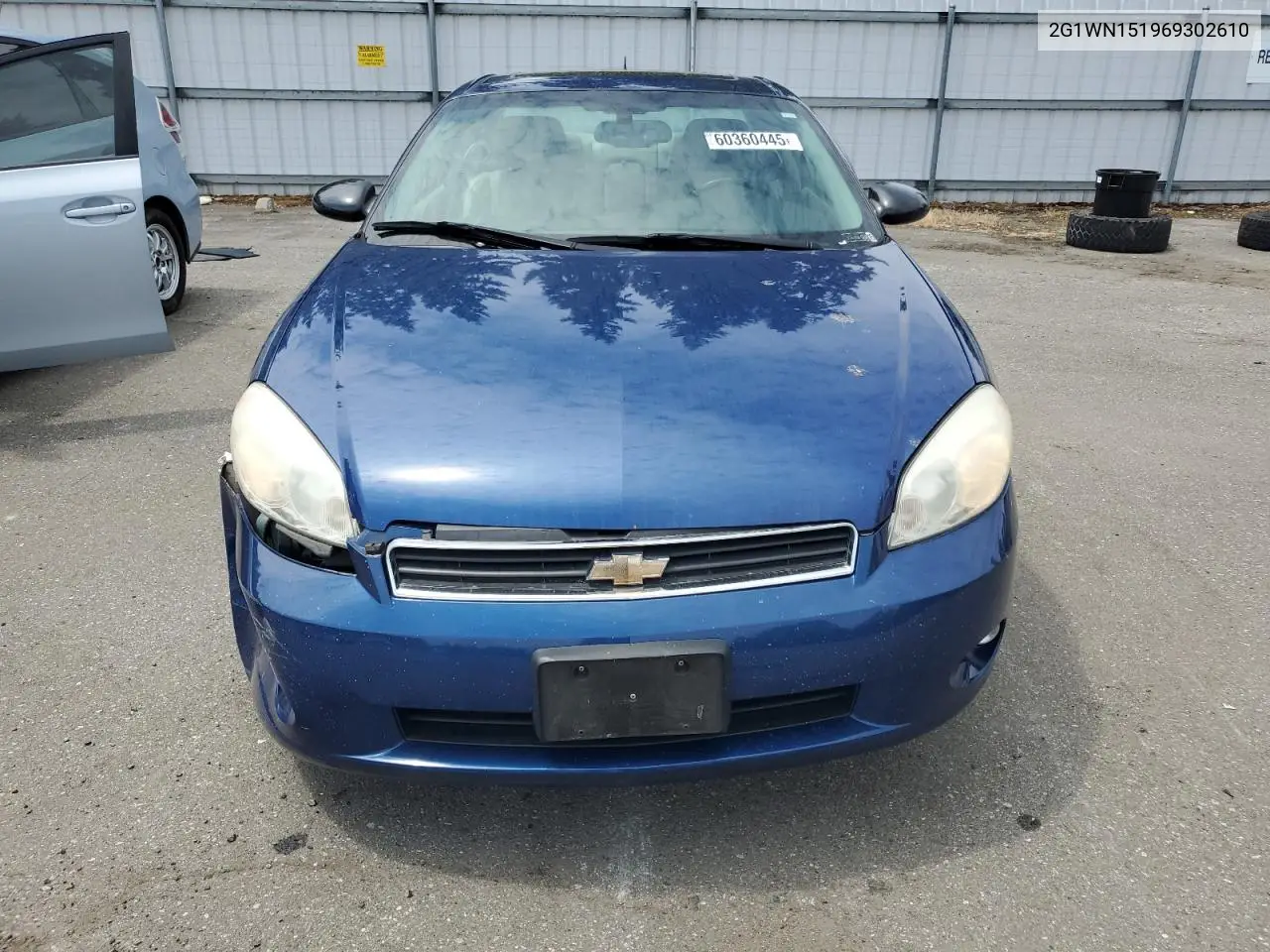 2006 Chevrolet Monte Carlo Ltz VIN: 2G1WN151969302610 Lot: 60360445