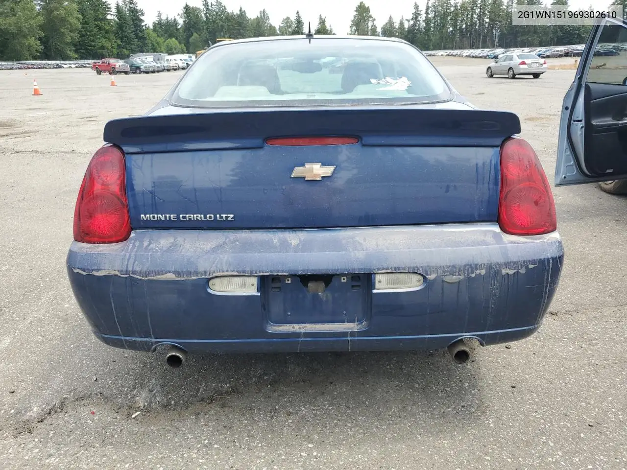 2006 Chevrolet Monte Carlo Ltz VIN: 2G1WN151969302610 Lot: 60360445