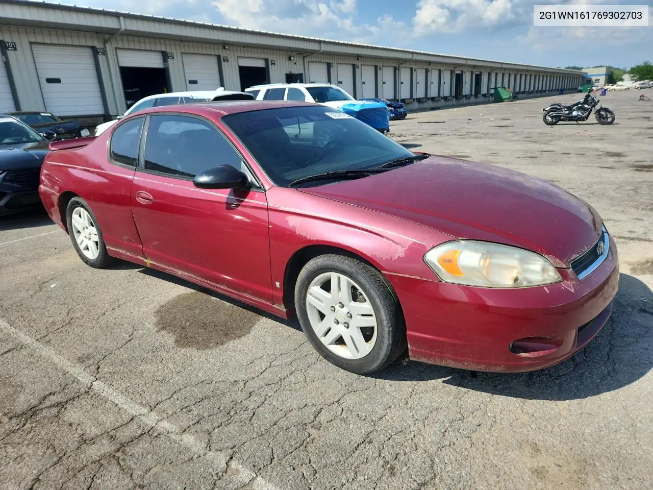 2006 Chevrolet Monte Carlo Ltz VIN: 2G1WN161769302703 Lot: 62342785
