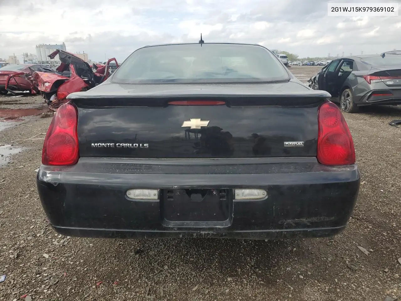 2007 Chevrolet Monte Carlo Ls VIN: 2G1WJ15K979369102 Lot: 55442995