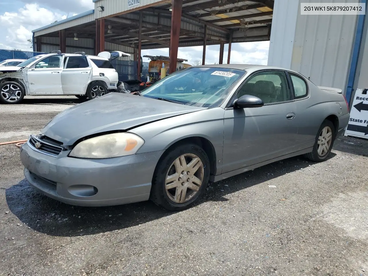 2007 Chevrolet Monte Carlo Lt VIN: 2G1WK15K879207412 Lot: 61436205