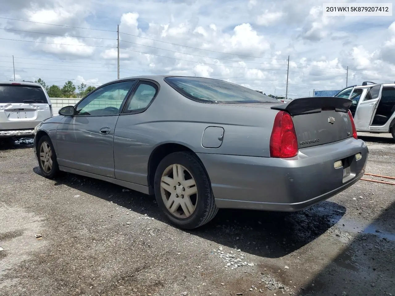 2007 Chevrolet Monte Carlo Lt VIN: 2G1WK15K879207412 Lot: 61436205