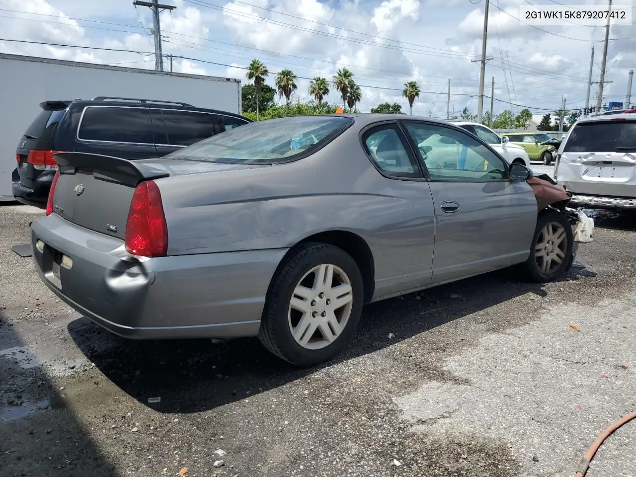 2007 Chevrolet Monte Carlo Lt VIN: 2G1WK15K879207412 Lot: 61436205