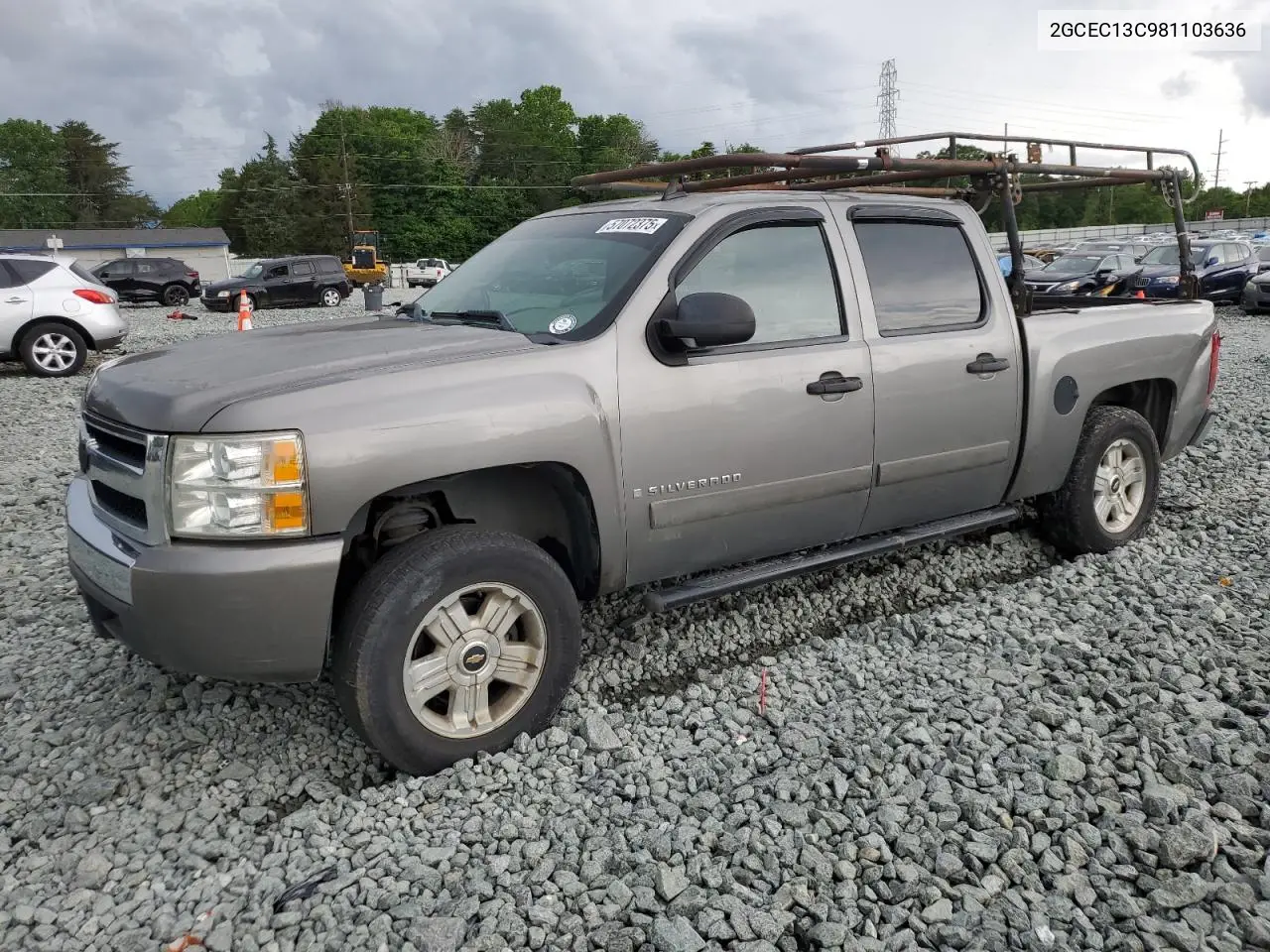 2008 Chevrolet Silverado C1500 VIN: 2GCEC13C981103636 Lot: 57072375