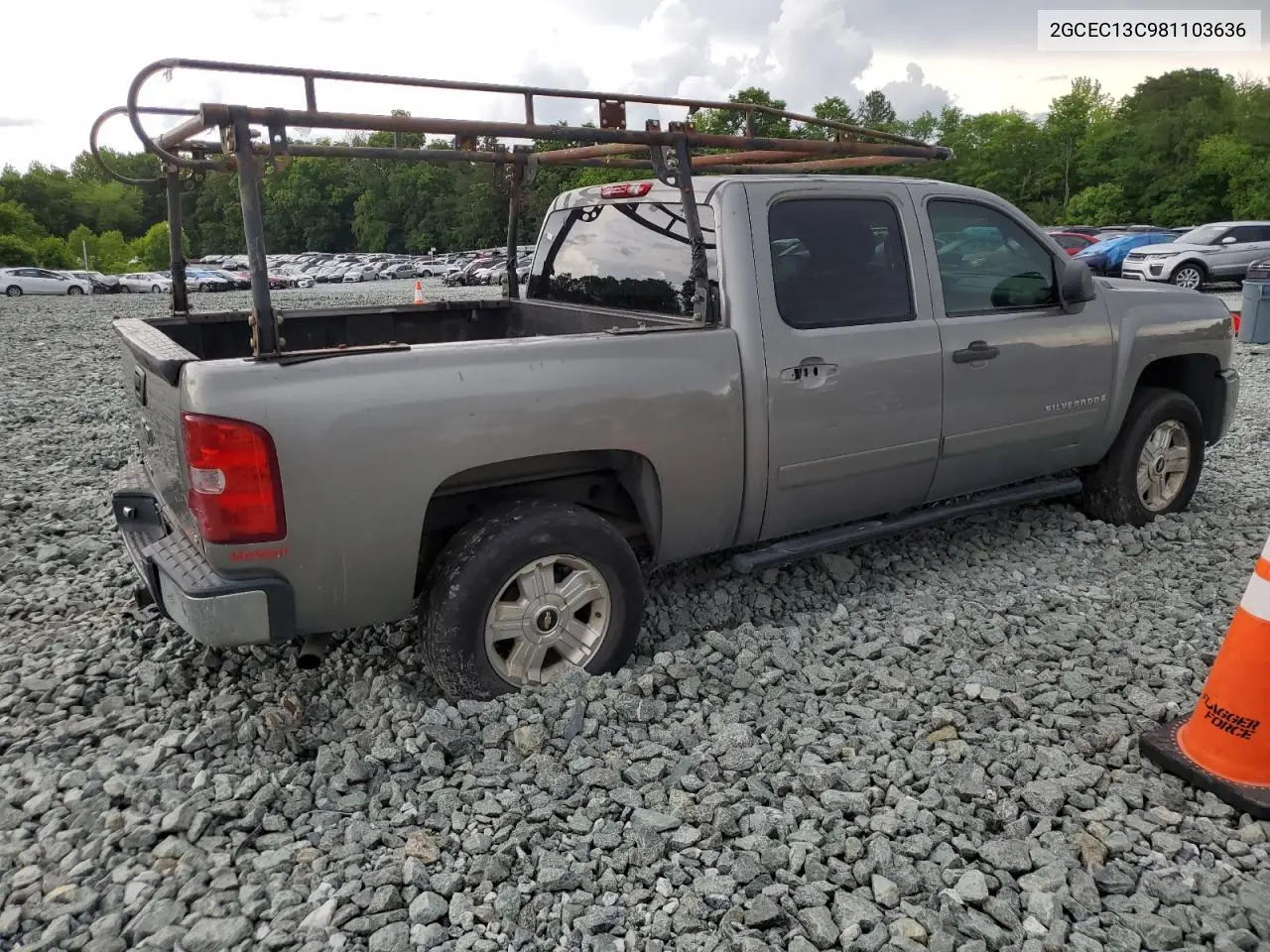 2008 Chevrolet Silverado C1500 VIN: 2GCEC13C981103636 Lot: 57072375