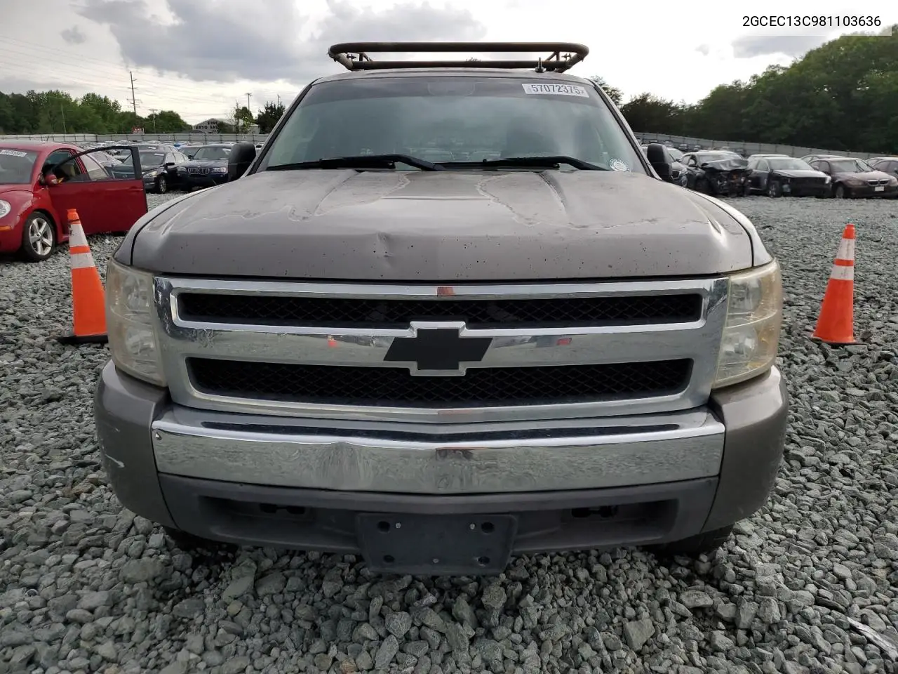 2008 Chevrolet Silverado C1500 VIN: 2GCEC13C981103636 Lot: 57072375