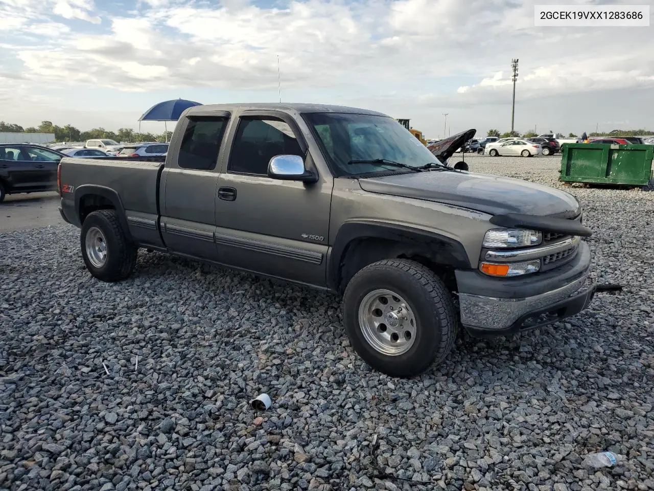 1999 Chevrolet Silverado K1500 VIN: 2GCEK19VXX1283686 Lot: 62828895