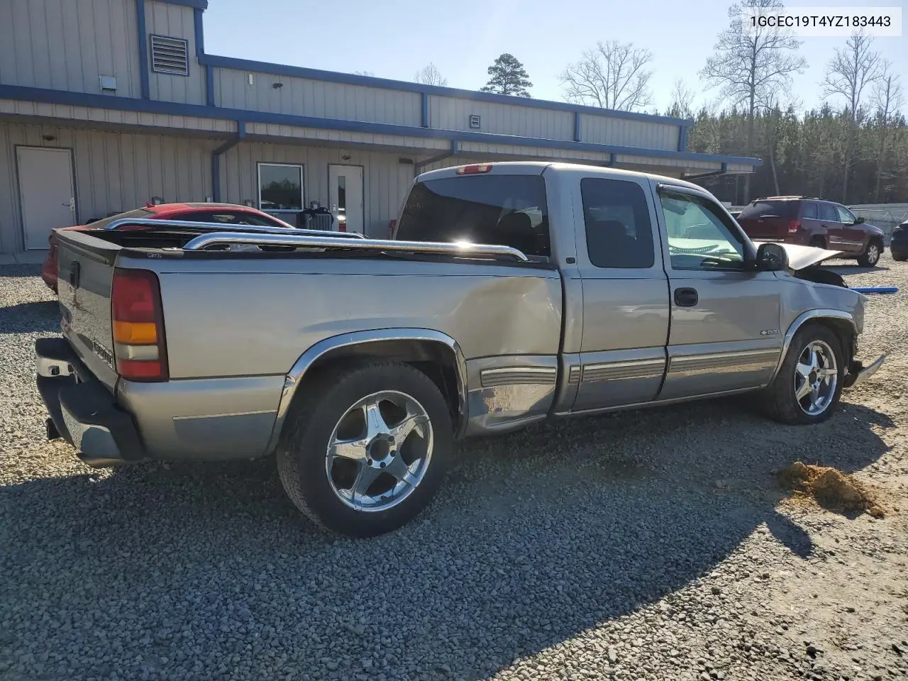 2000 Chevrolet Silverado C1500 VIN: 1GCEC19T4YZ183443 Lot: 46605465
