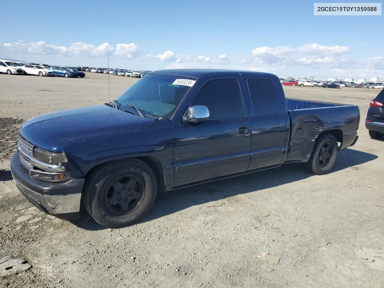 2000 Chevrolet Silverado C1500 VIN: 2GCEC19T0Y1359588 Lot: 56645235