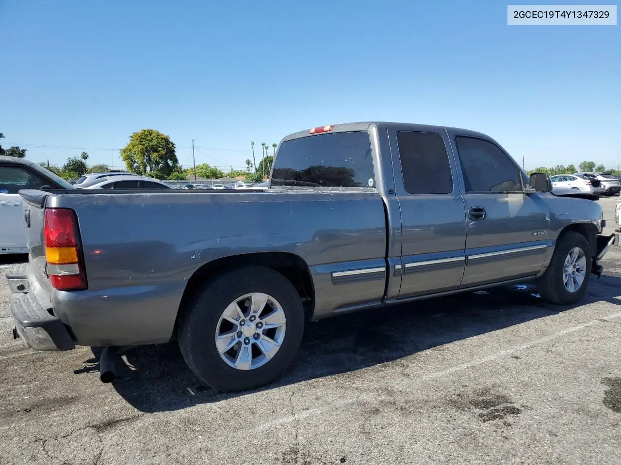 2000 Chevrolet Silverado C1500 VIN: 2GCEC19T4Y1347329 Lot: 62958145