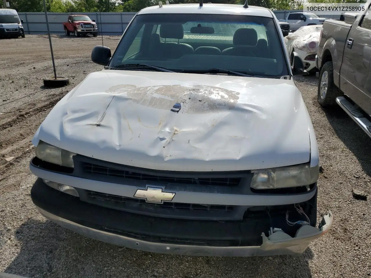 2001 Chevrolet Silverado C1500 VIN: 1GCEC14VX1Z258905 Lot: 57103825