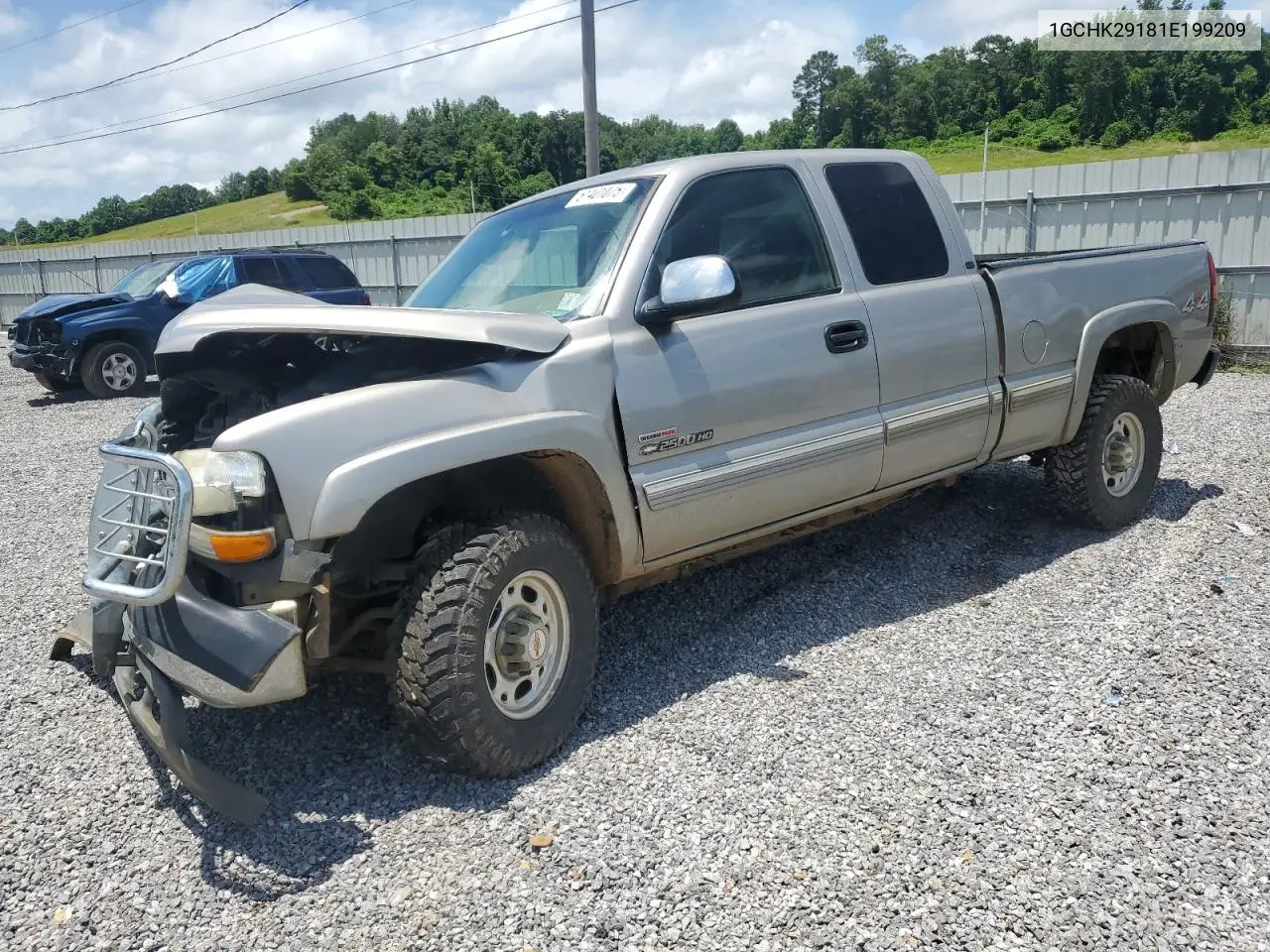 2001 Chevrolet Silverado K2500 Heavy Duty VIN: 1GCHK29181E199209 Lot: 61401075