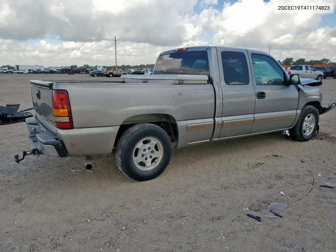 2001 Chevrolet Silverado C1500 VIN: 2GCEC19T411174823 Lot: 62458345