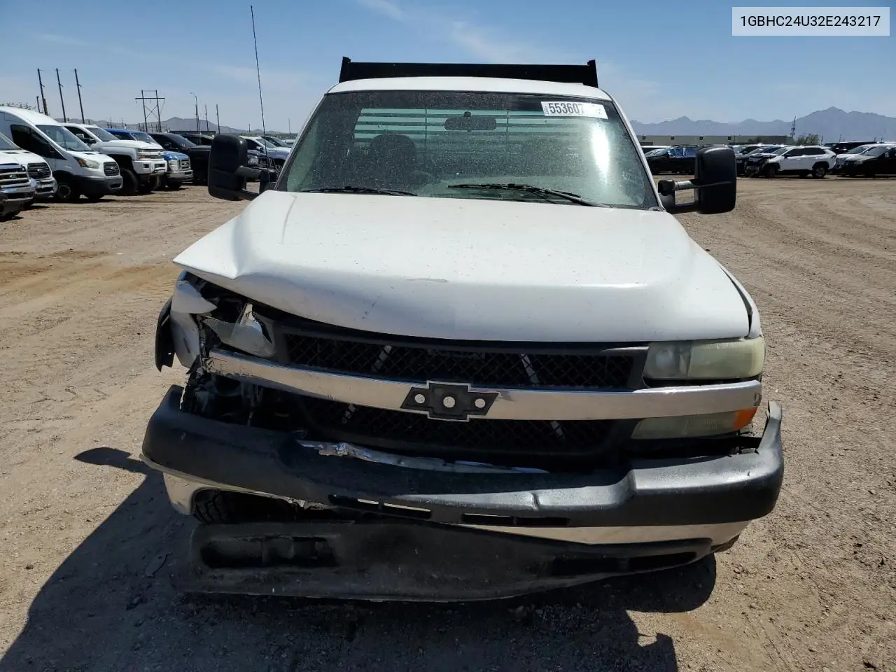 2002 Chevrolet Silverado C2500 Heavy Duty VIN: 1GBHC24U32E243217 Lot: 55360705