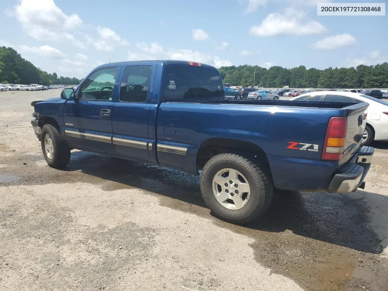 2002 Chevrolet Silverado K1500 VIN: 2GCEK19T721308468 Lot: 59494645
