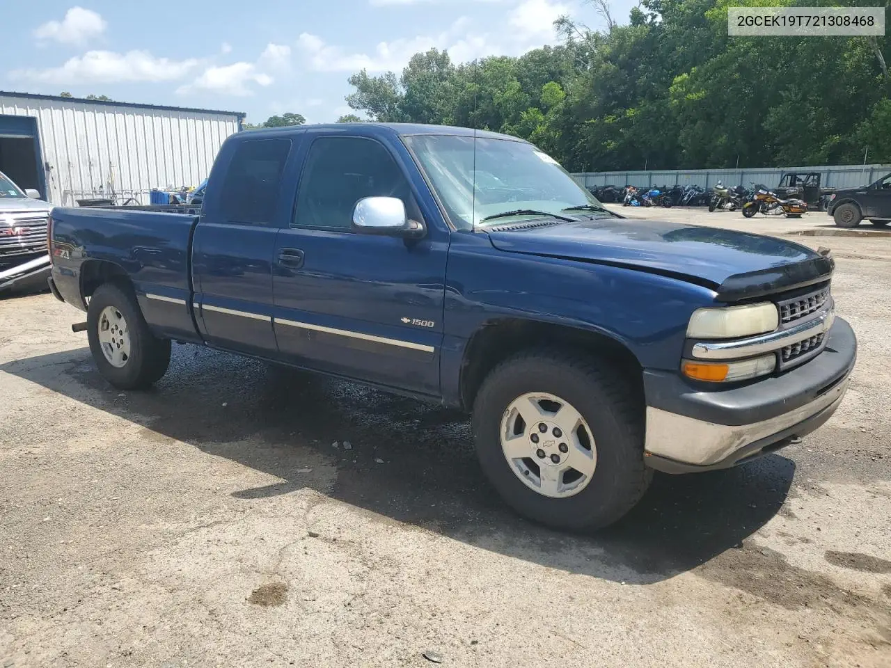 2002 Chevrolet Silverado K1500 VIN: 2GCEK19T721308468 Lot: 59494645
