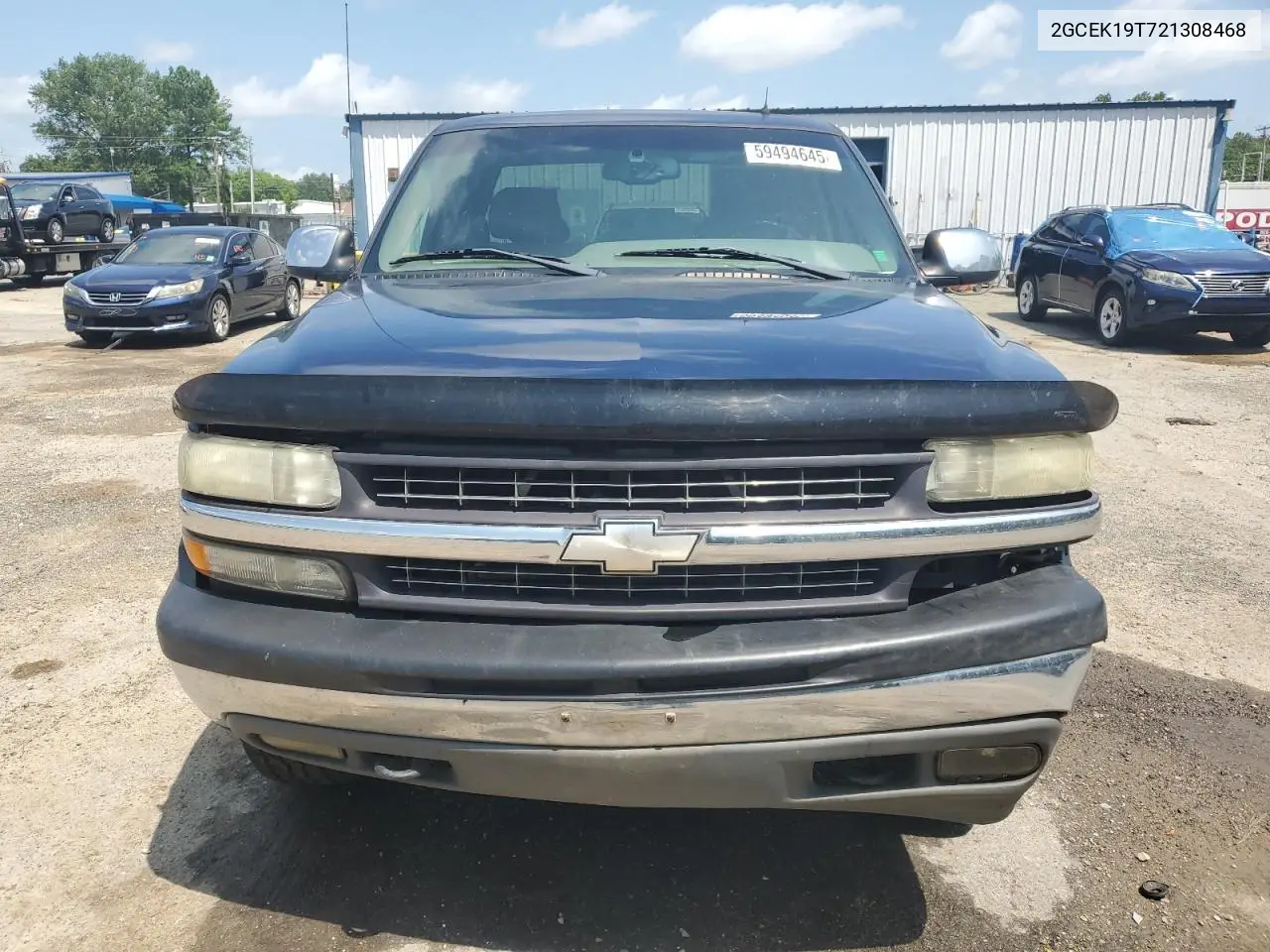 2002 Chevrolet Silverado K1500 VIN: 2GCEK19T721308468 Lot: 59494645