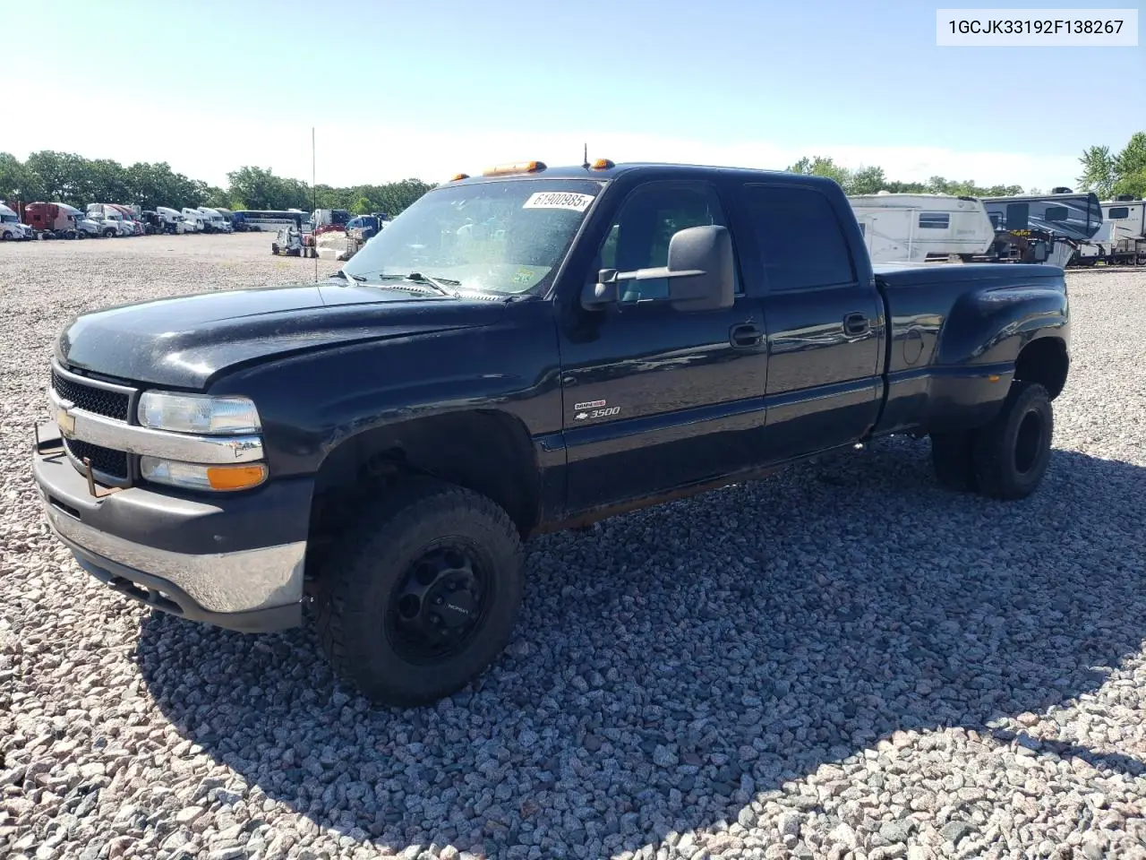 2002 Chevrolet Silverado K3500 VIN: 1GCJK33192F138267 Lot: 61900985