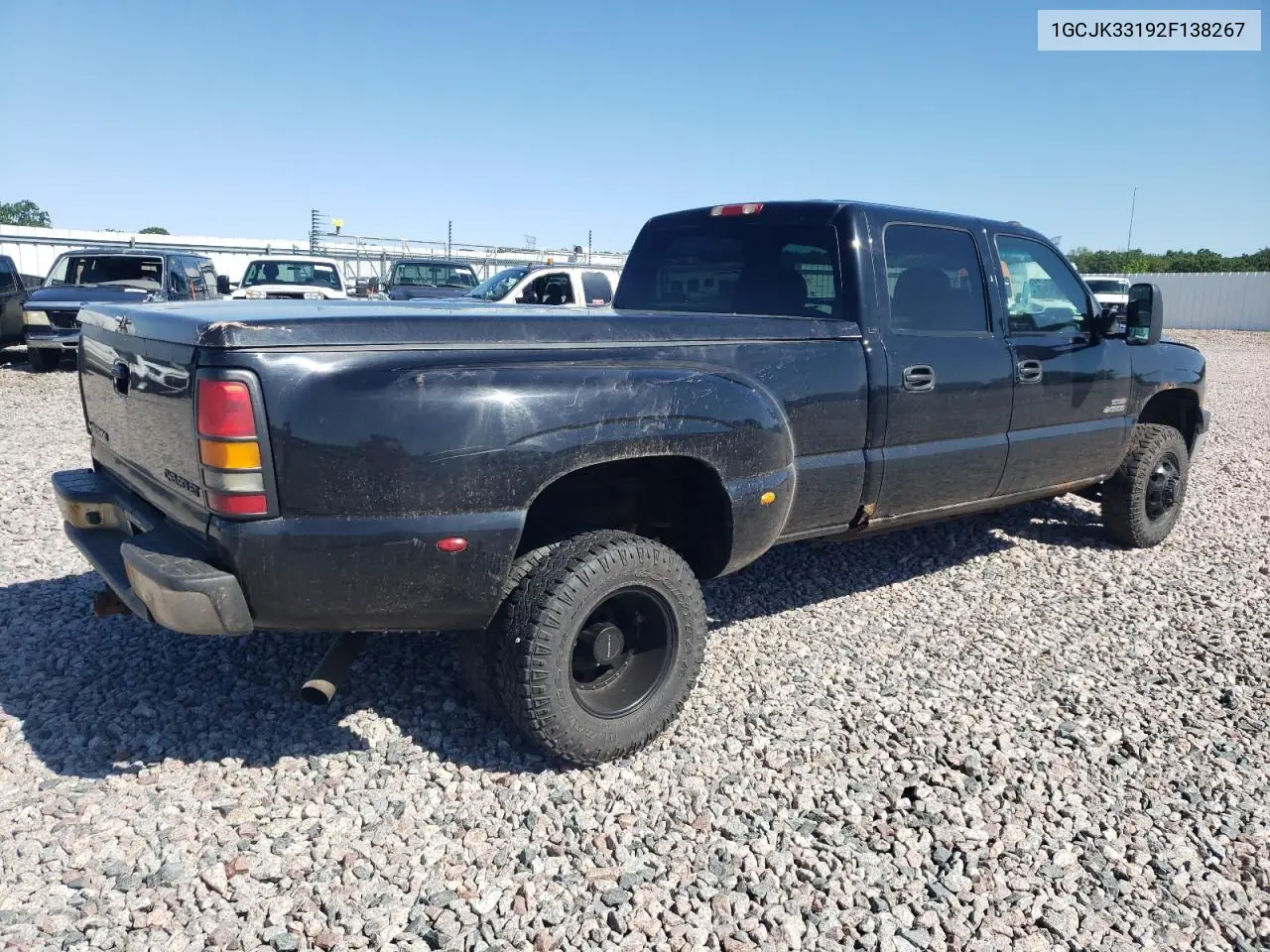 2002 Chevrolet Silverado K3500 VIN: 1GCJK33192F138267 Lot: 61900985