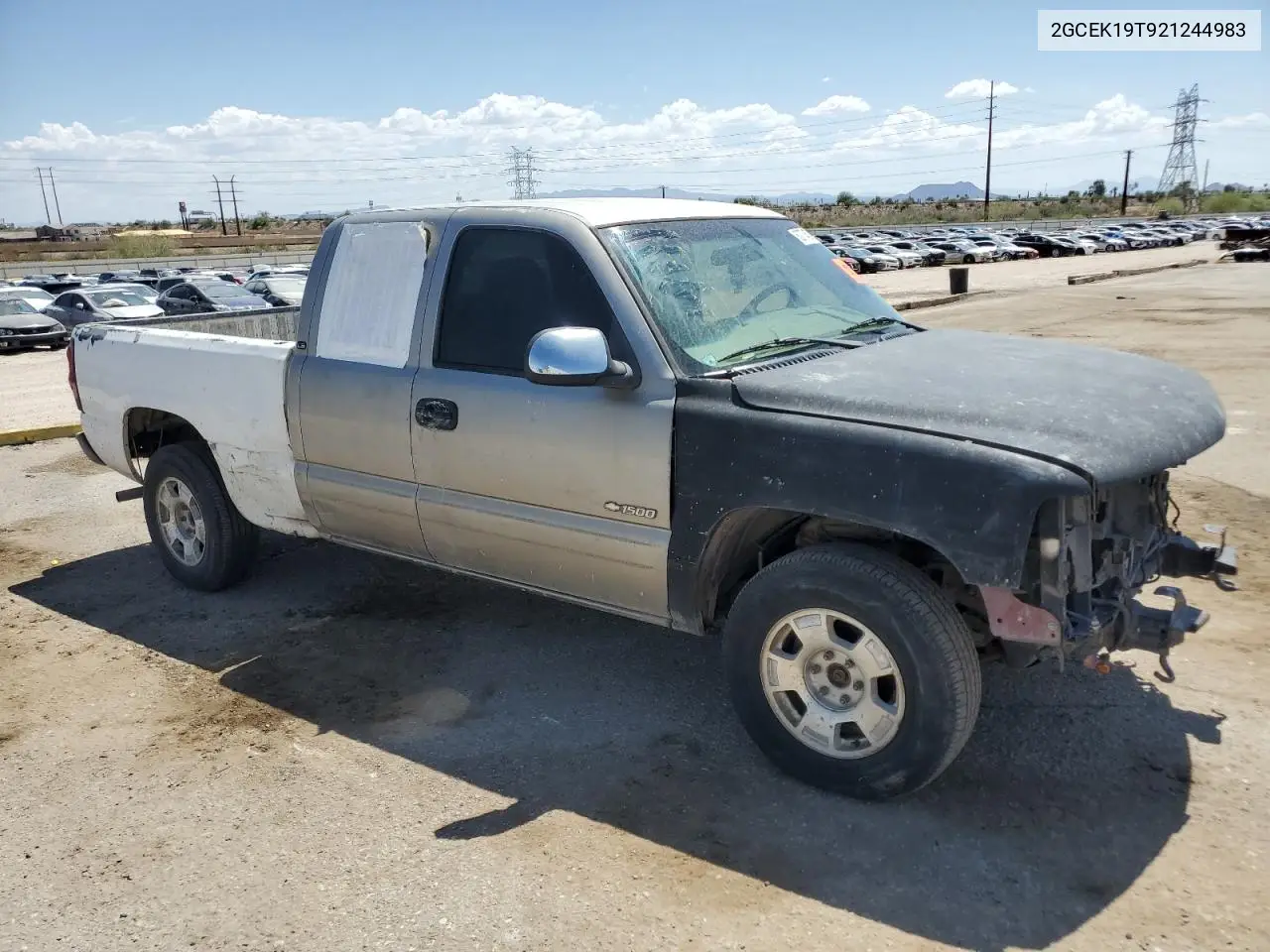2002 Chevrolet Silverado K1500 VIN: 2GCEK19T921244983 Lot: 62774575