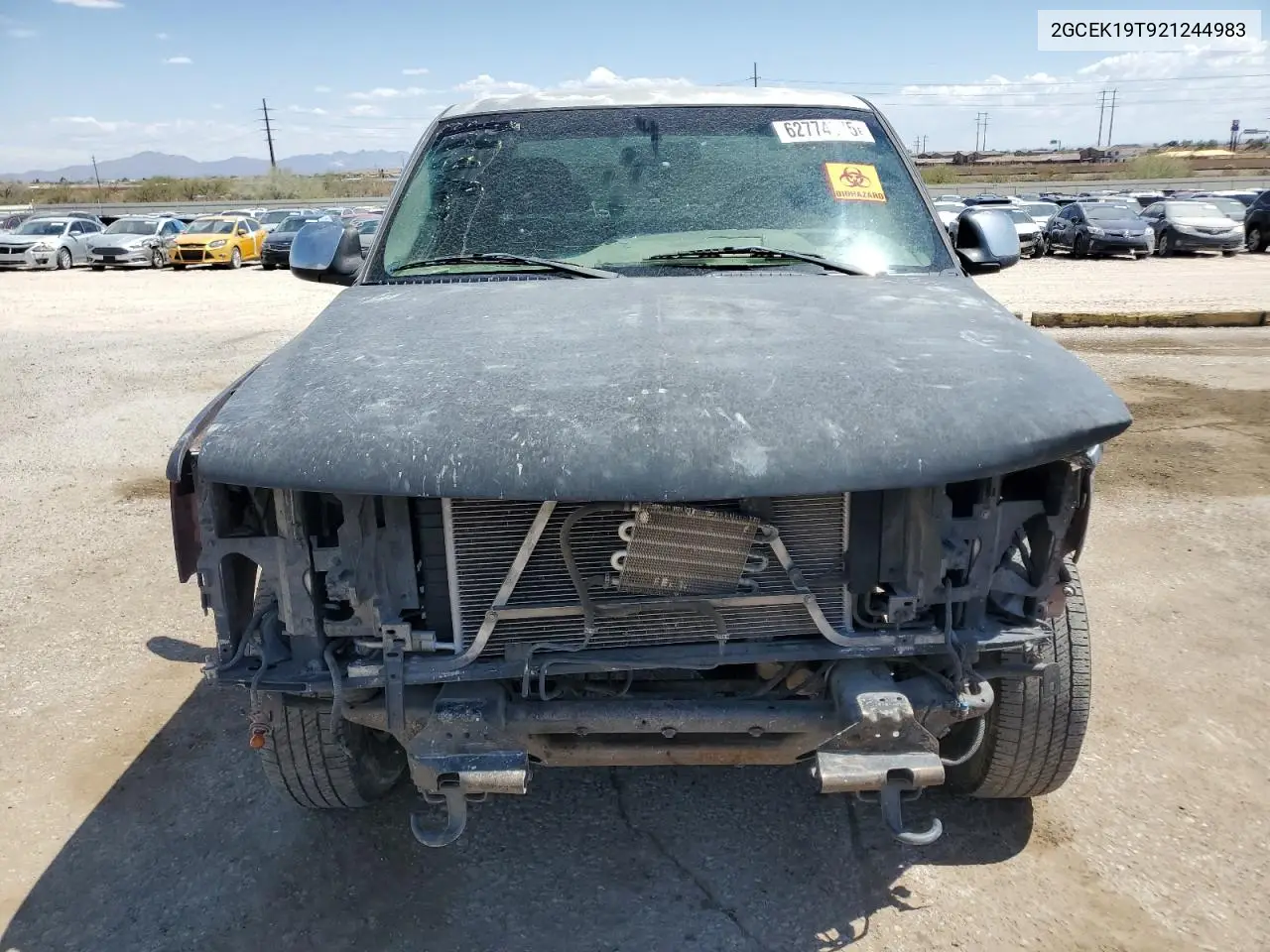 2002 Chevrolet Silverado K1500 VIN: 2GCEK19T921244983 Lot: 62774575