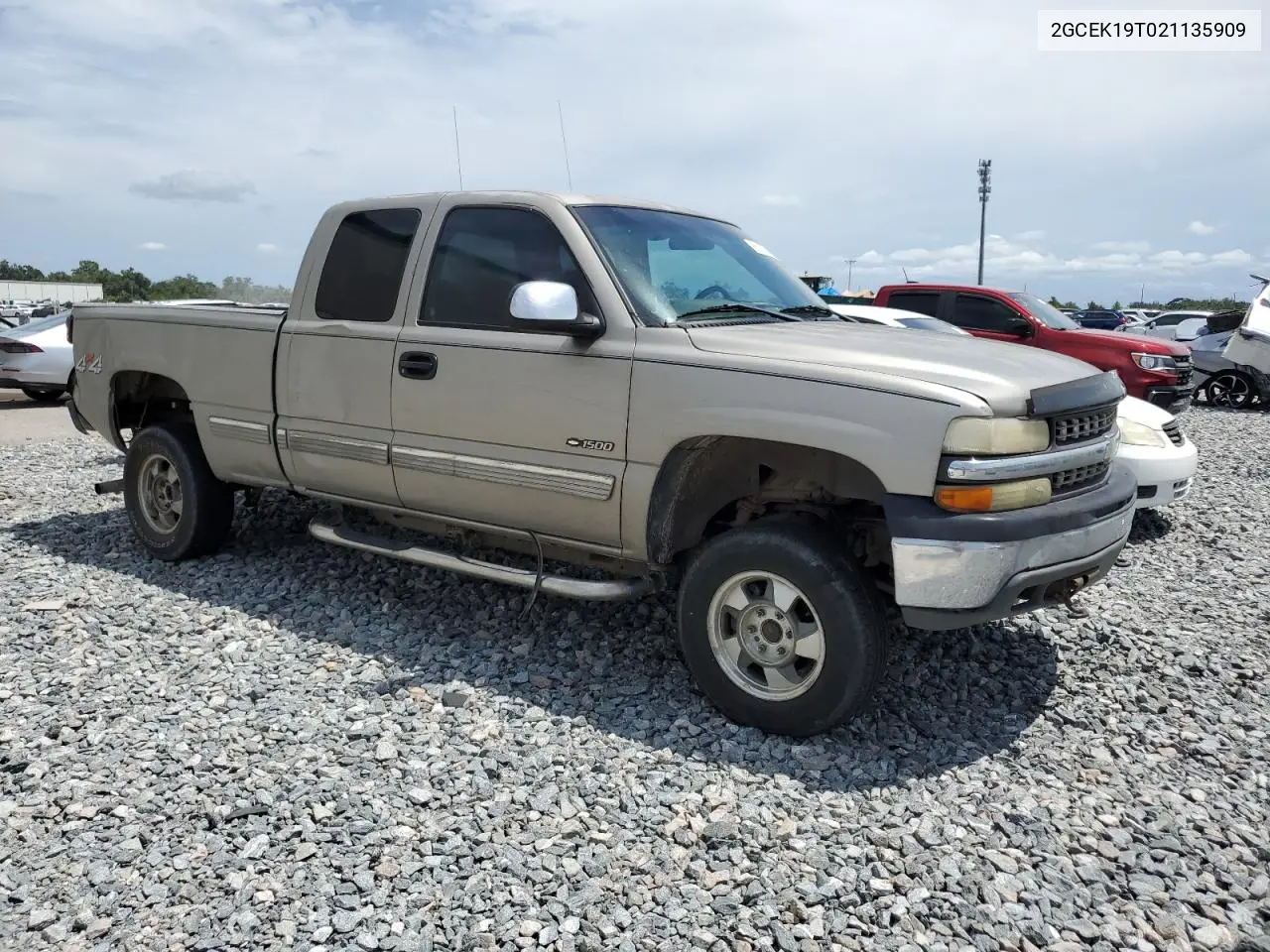 2002 Chevrolet Silverado K1500 VIN: 2GCEK19T021135909 Lot: 65130645