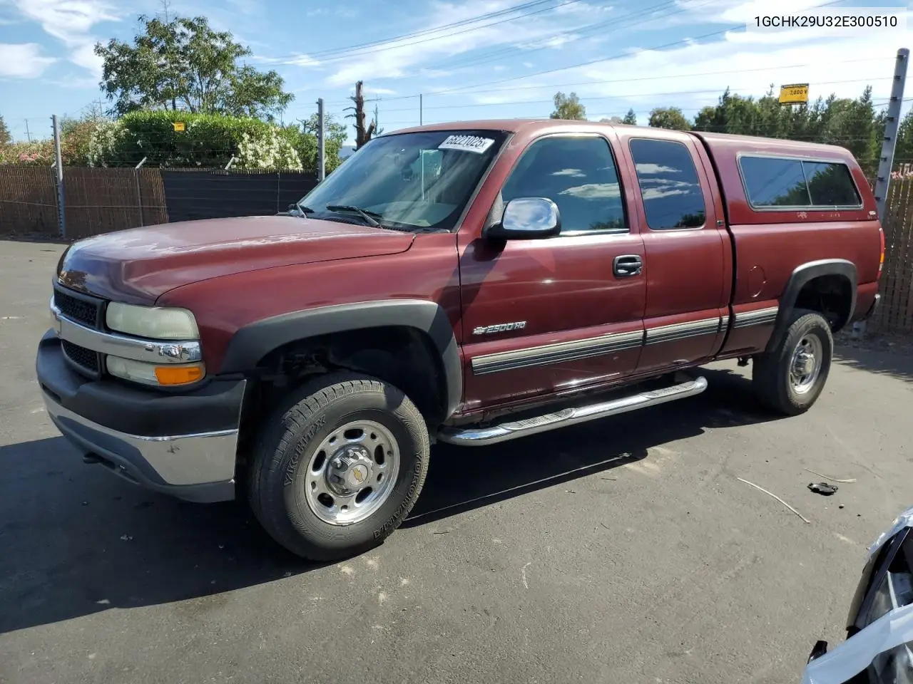 2002 Chevrolet Silverado K2500 Heavy Duty VIN: 1GCHK29U32E300510 Lot: 66221025