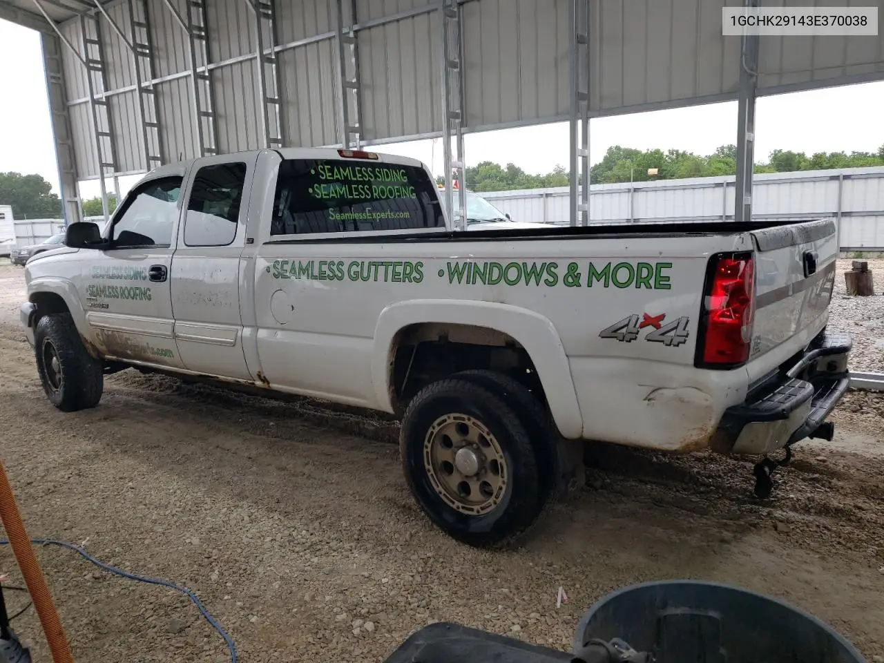 2003 Chevrolet Silverado K2500 Heavy Duty VIN: 1GCHK29143E370038 Lot: 59532795