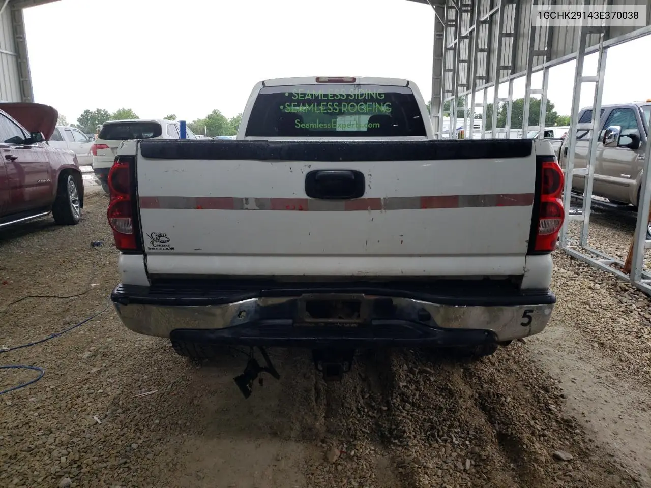 2003 Chevrolet Silverado K2500 Heavy Duty VIN: 1GCHK29143E370038 Lot: 59532795