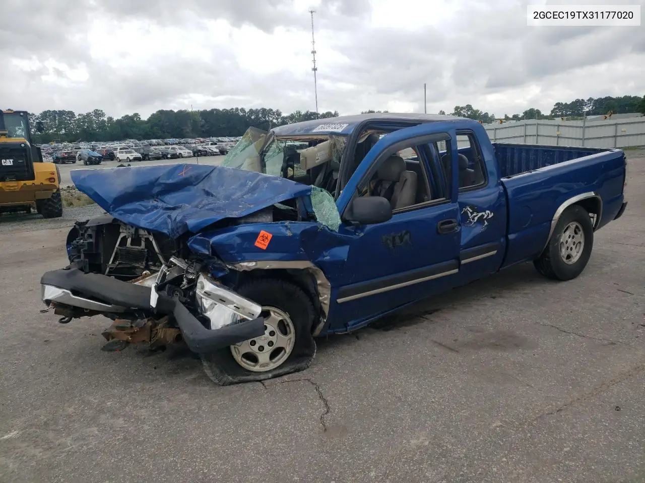 2003 Chevrolet Silverado C1500 VIN: 2GCEC19TX31177020 Lot: 60397325