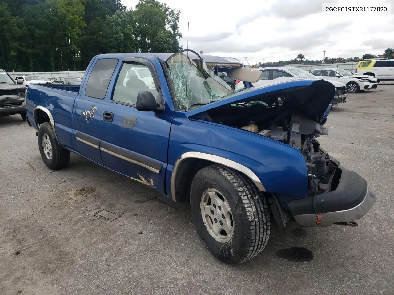 2003 Chevrolet Silverado C1500 VIN: 2GCEC19TX31177020 Lot: 60397325