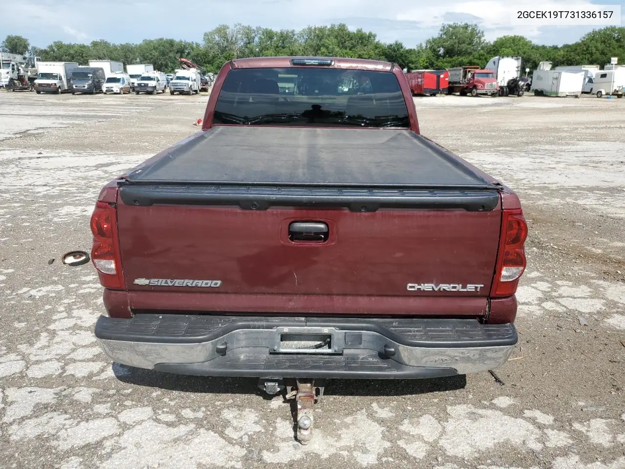 2003 Chevrolet Silverado K1500 VIN: 2GCEK19T731336157 Lot: 61593085