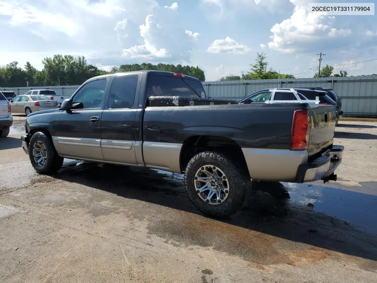 2003 Chevrolet Silverado C1500 VIN: 2GCEC19T331179904 Lot: 62340775