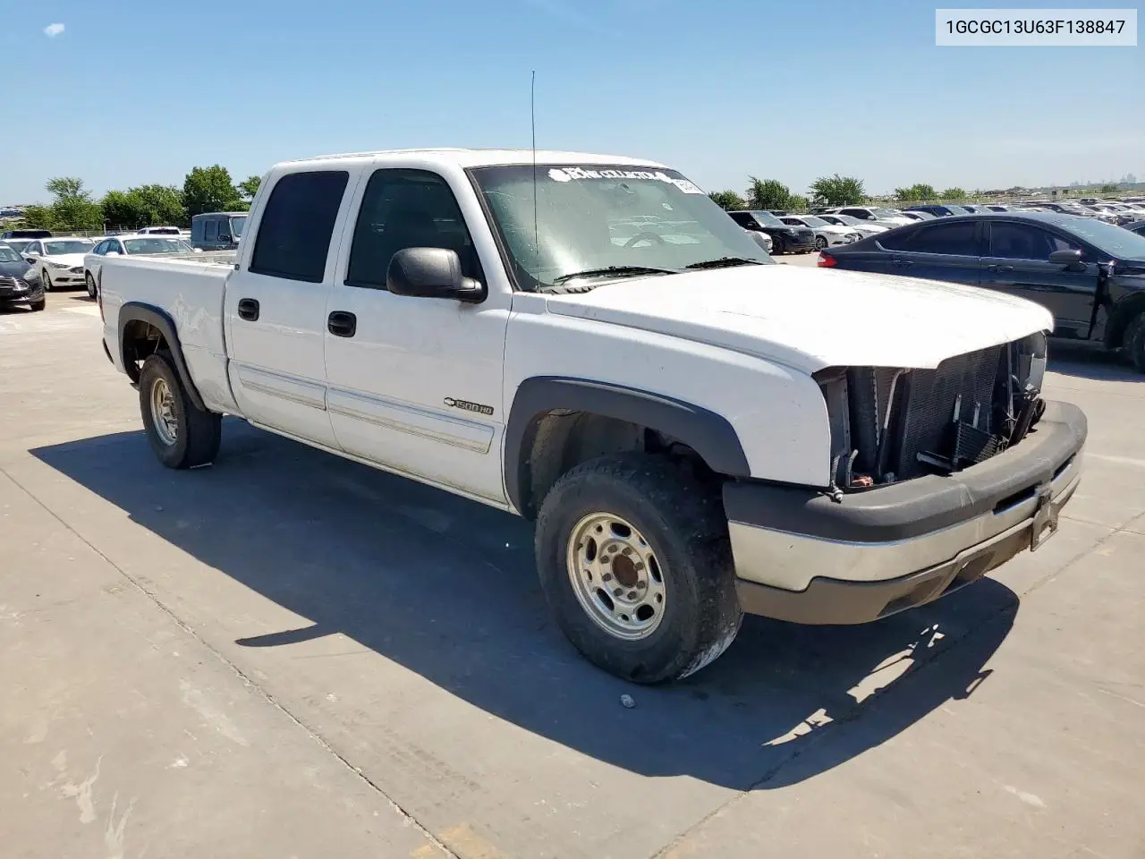 2003 Chevrolet Silverado C1500 Heavy Duty VIN: 1GCGC13U63F138847 Lot: 65843885