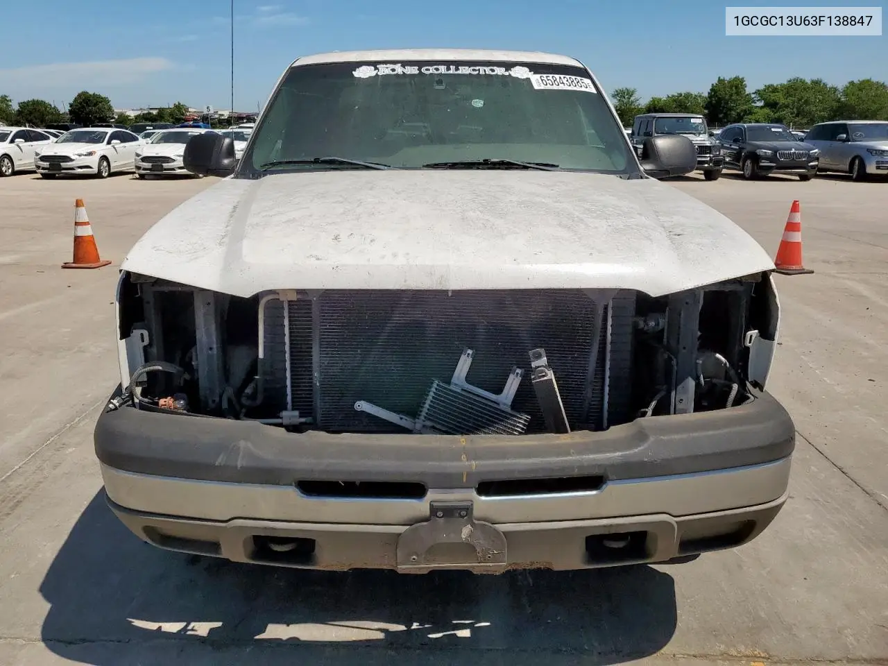 2003 Chevrolet Silverado C1500 Heavy Duty VIN: 1GCGC13U63F138847 Lot: 65843885