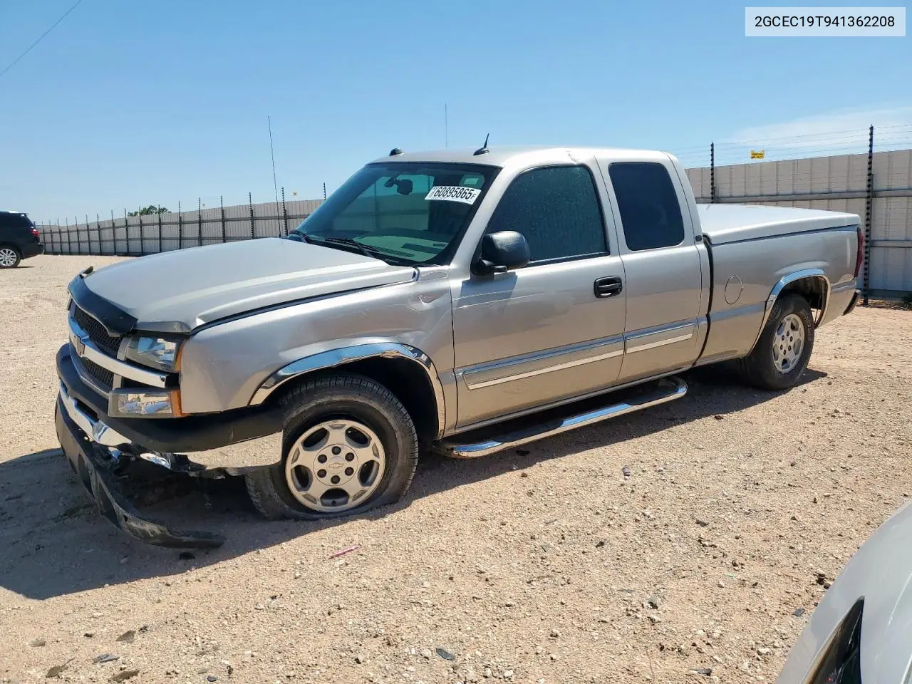 2004 Chevrolet Silverado C1500 VIN: 2GCEC19T941362208 Lot: 60895865