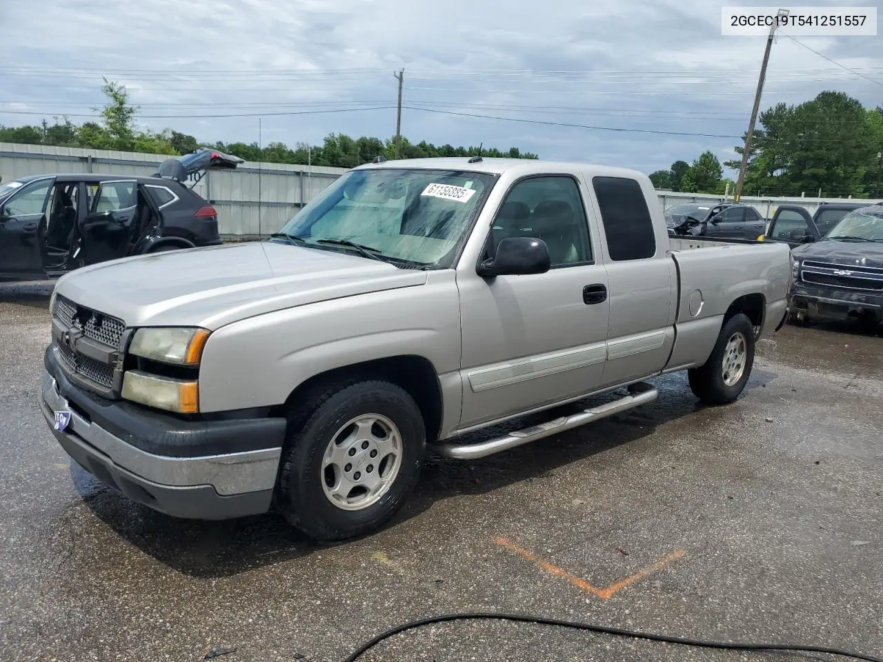 2004 Chevrolet Silverado C1500 VIN: 2GCEC19T541251557 Lot: 61156885