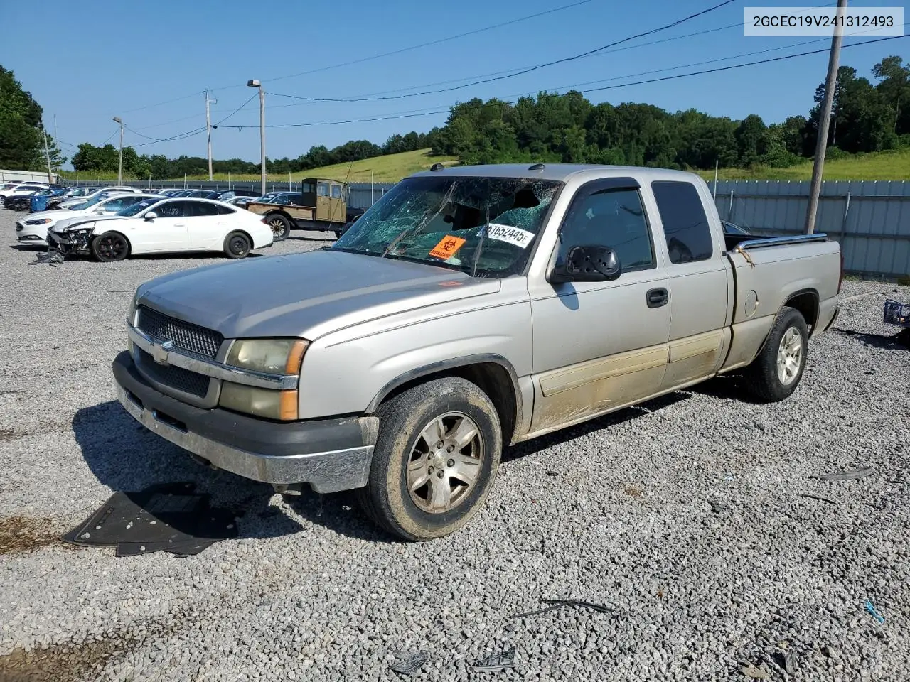 2004 Chevrolet Silverado C1500 VIN: 2GCEC19V241312493 Lot: 61652445