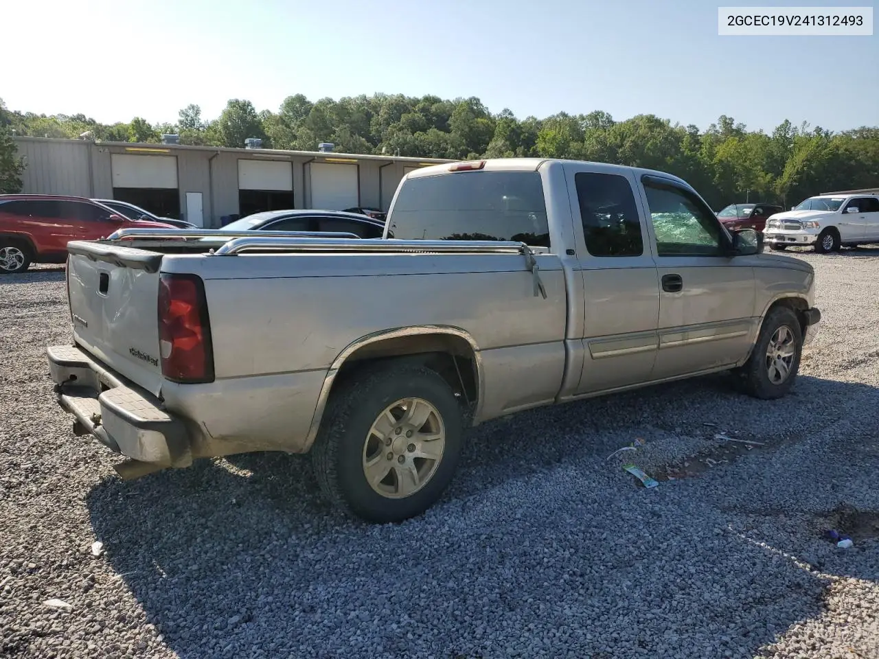2004 Chevrolet Silverado C1500 VIN: 2GCEC19V241312493 Lot: 61652445