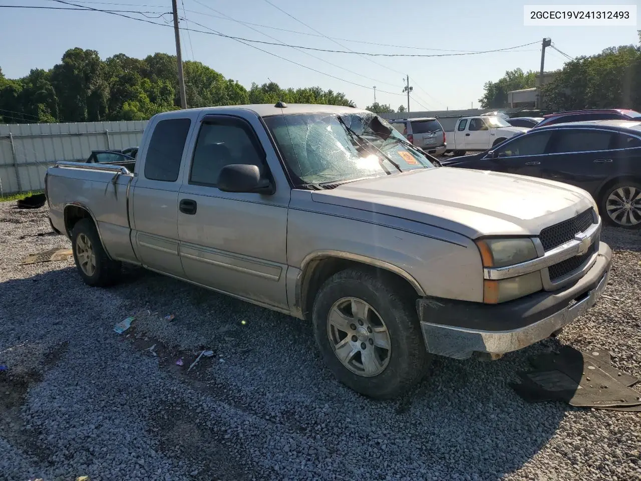 2004 Chevrolet Silverado C1500 VIN: 2GCEC19V241312493 Lot: 61652445