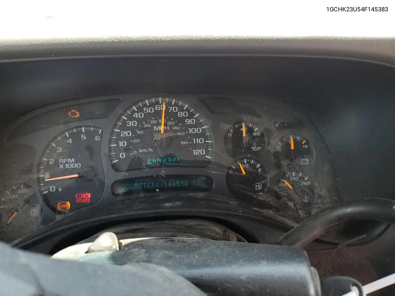 2004 Chevrolet Silverado K2500 Heavy Duty VIN: 1GCHK23U54F145383 Lot: 62510045