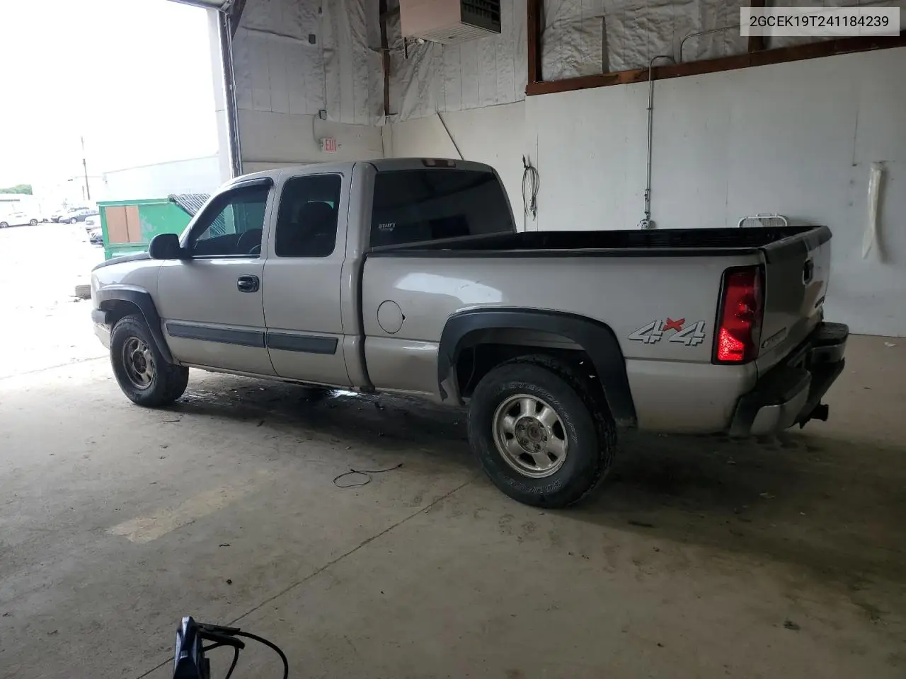 2004 Chevrolet Silverado K1500 VIN: 2GCEK19T241184239 Lot: 62566555