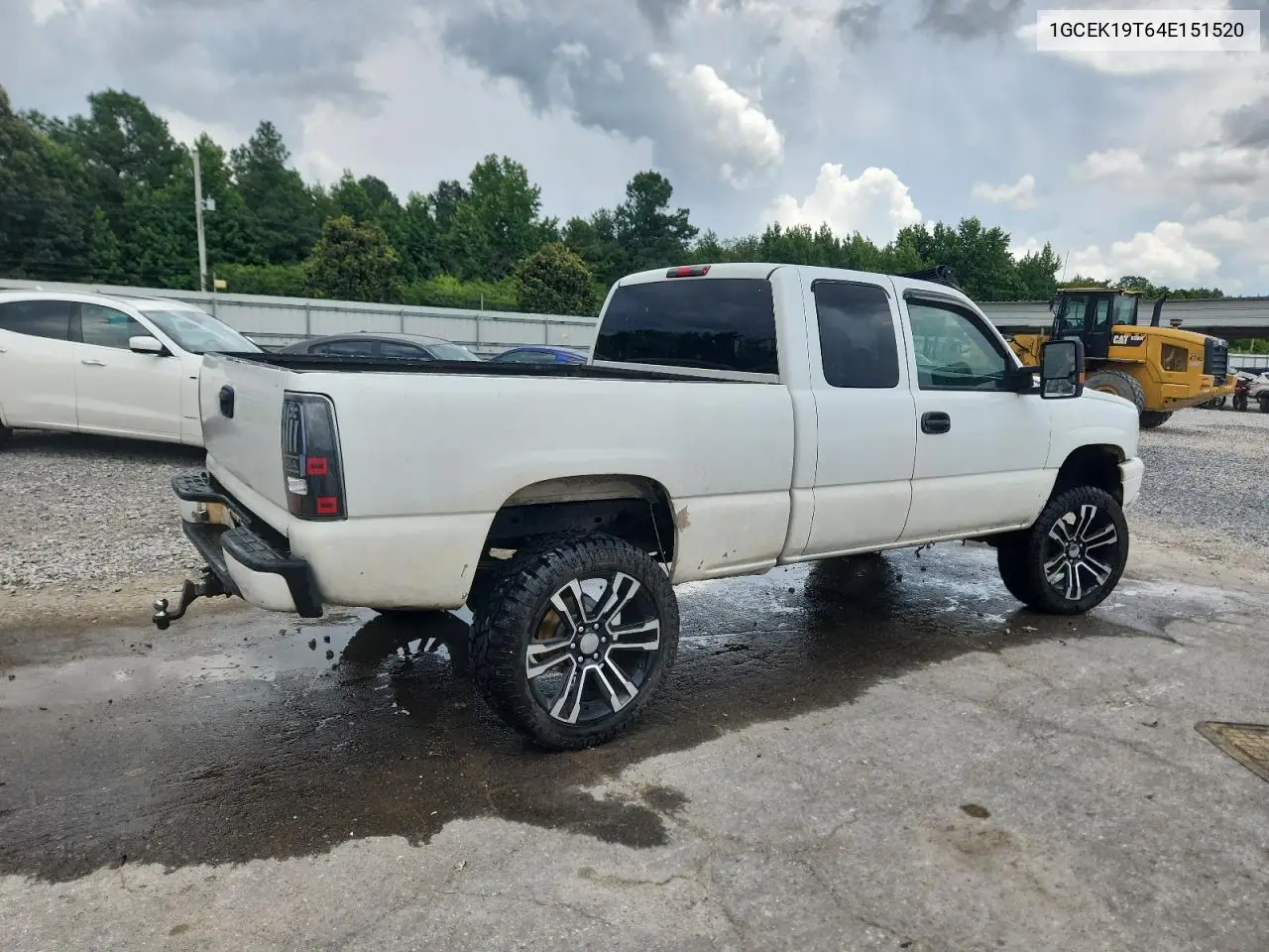 2004 Chevrolet Silverado K1500 VIN: 1GCEK19T64E151520 Lot: 62597185