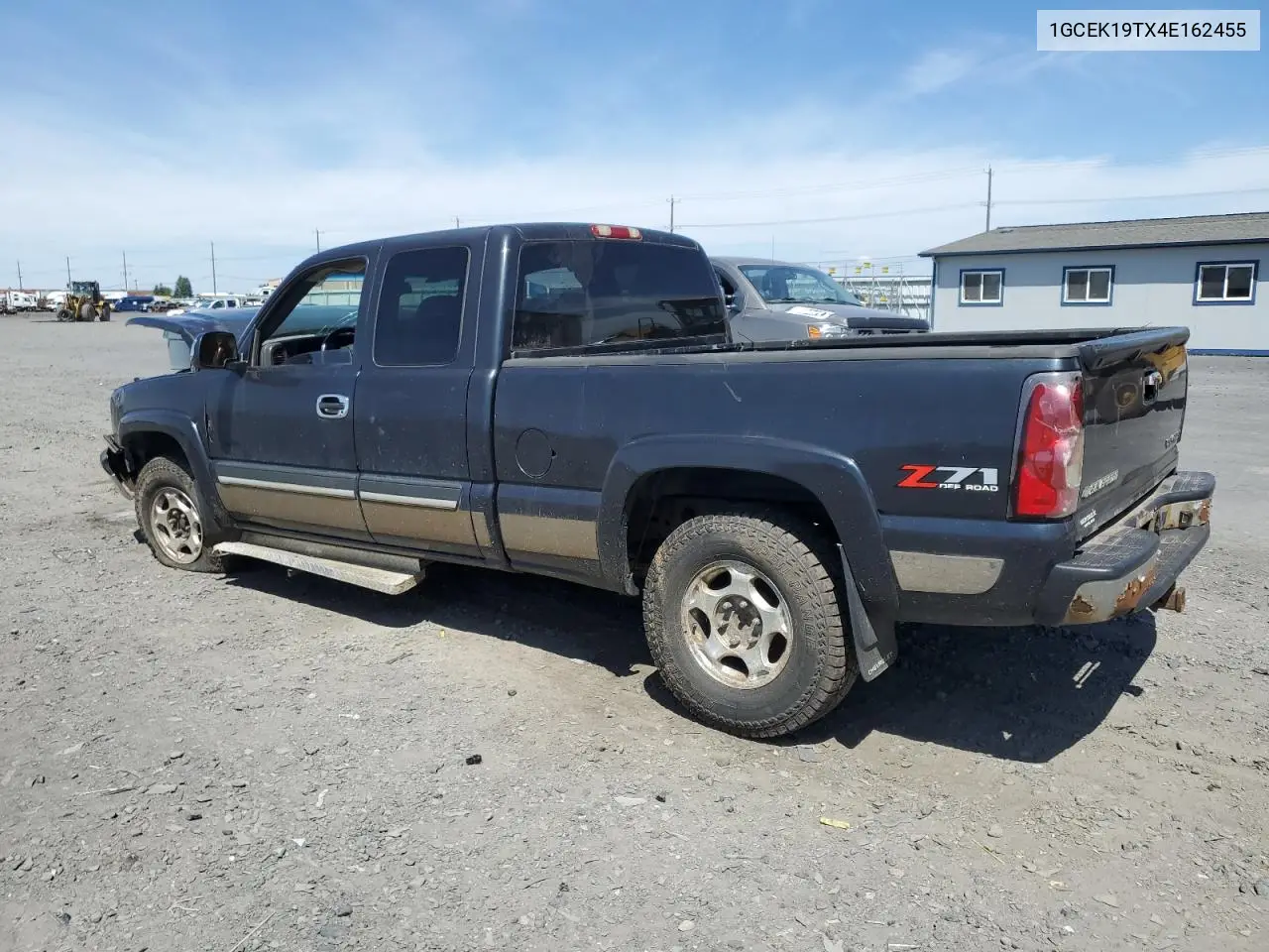 2004 Chevrolet Silverado K1500 VIN: 1GCEK19TX4E162455 Lot: 62772885