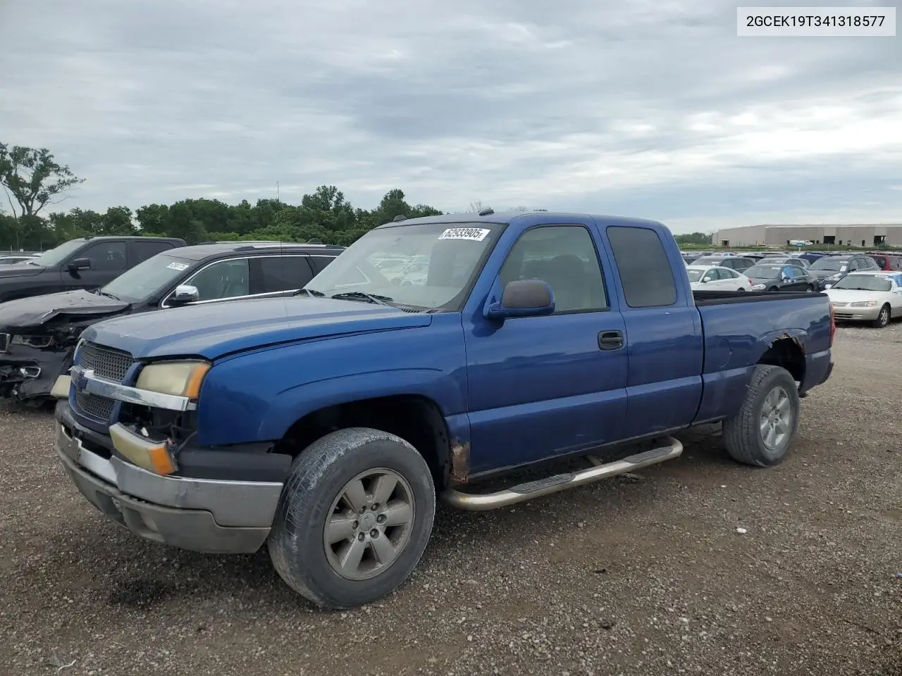 2gcek19t341318577 2GCEK19T341318577 2004 Chevrolet Silverado K1500