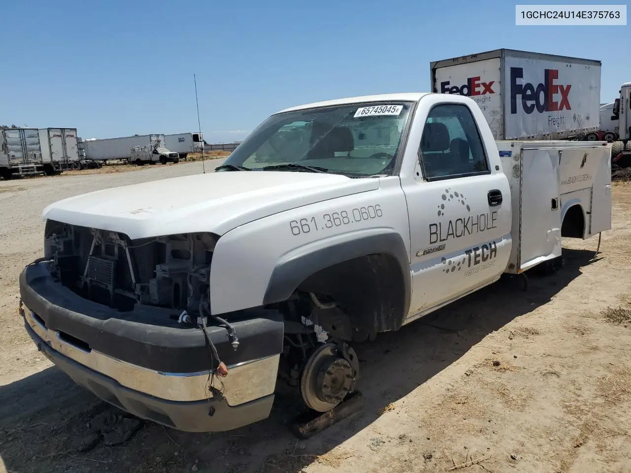 2004 Chevrolet Silverado C2500 Heavy Duty VIN: 1GCHC24U14E375763 Lot: 65745045