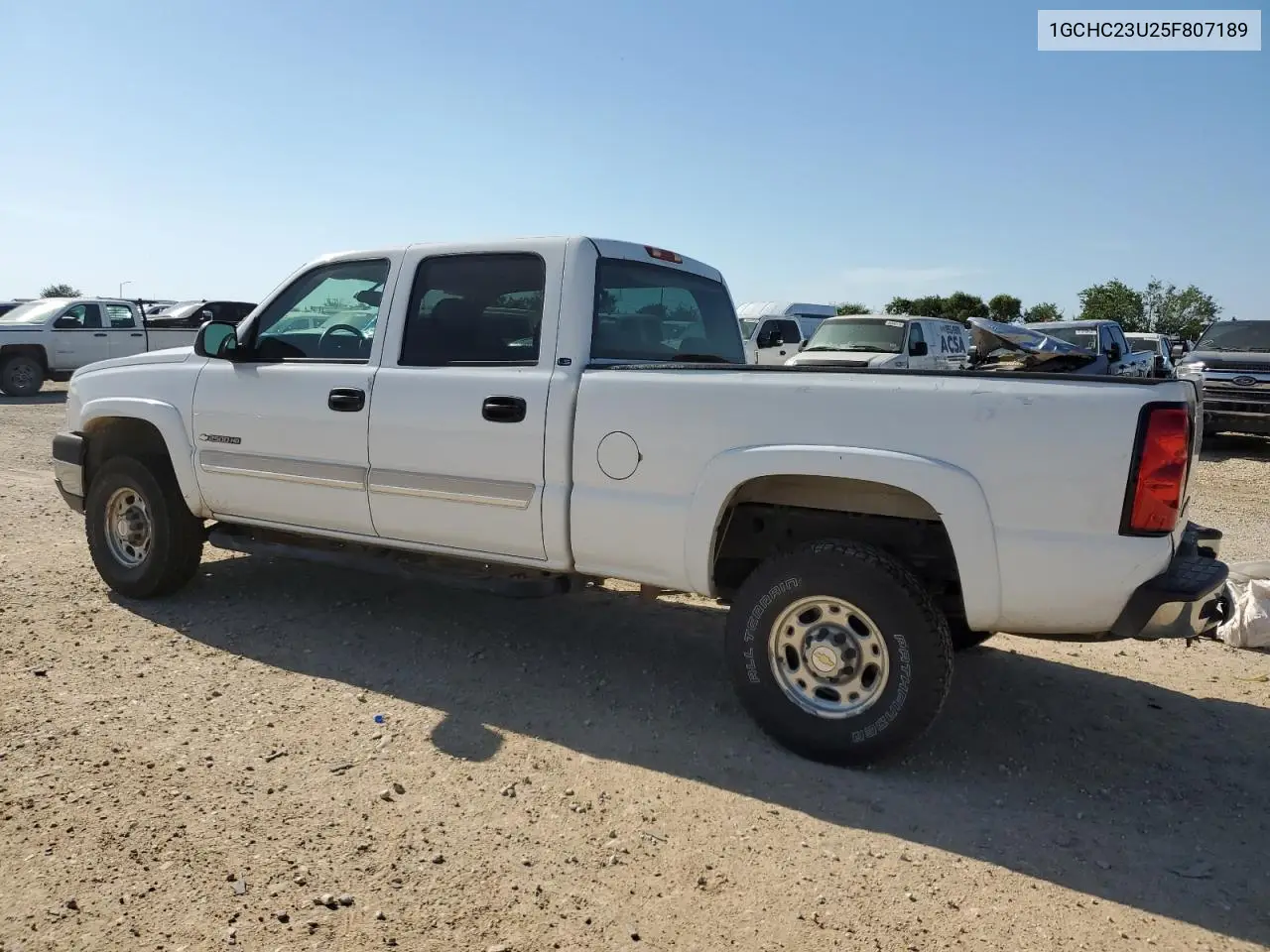 2005 Chevrolet Silverado C2500 Heavy Duty VIN: 1GCHC23U25F807189 Lot: 57034275
