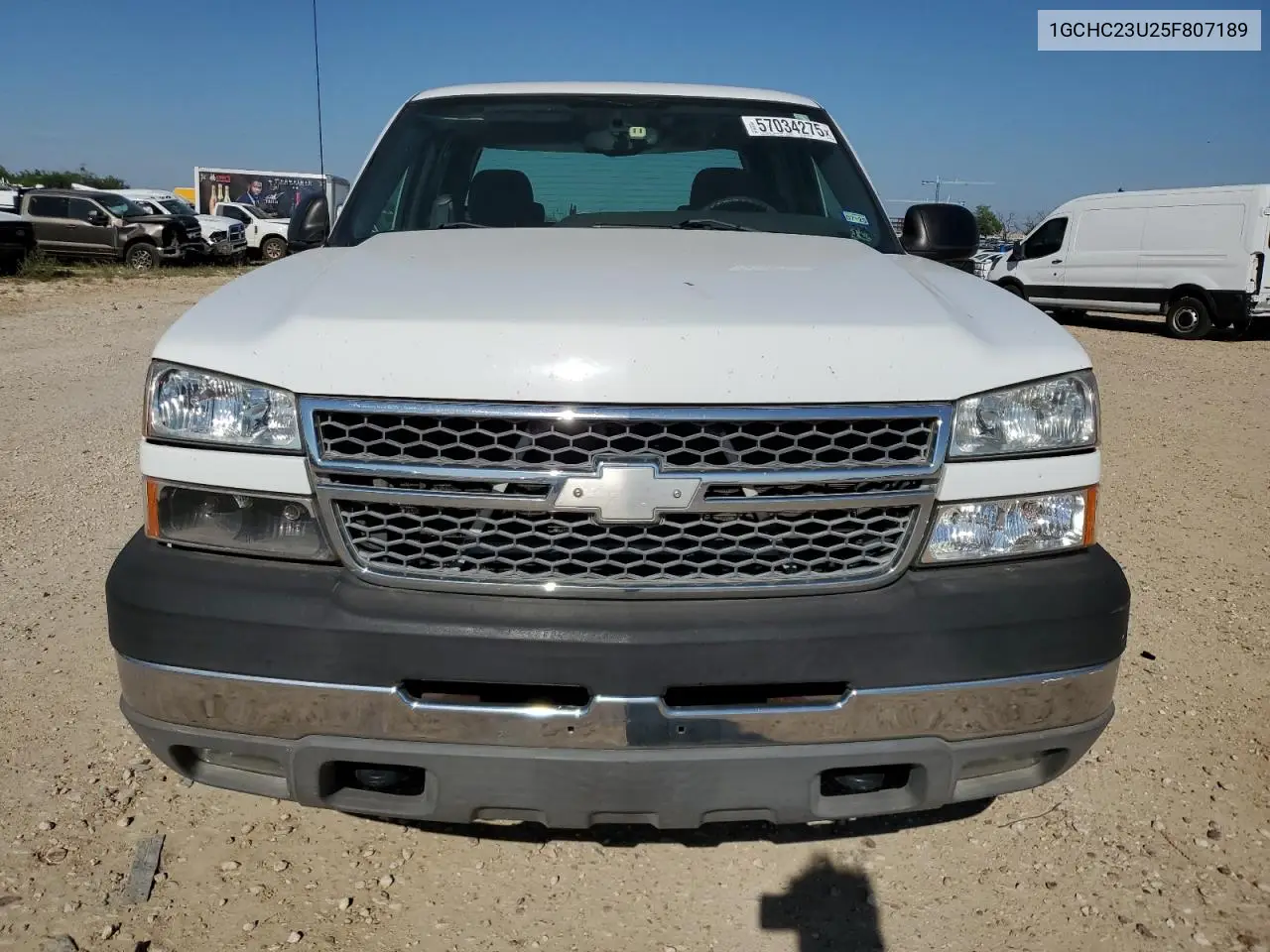 2005 Chevrolet Silverado C2500 Heavy Duty VIN: 1GCHC23U25F807189 Lot: 57034275