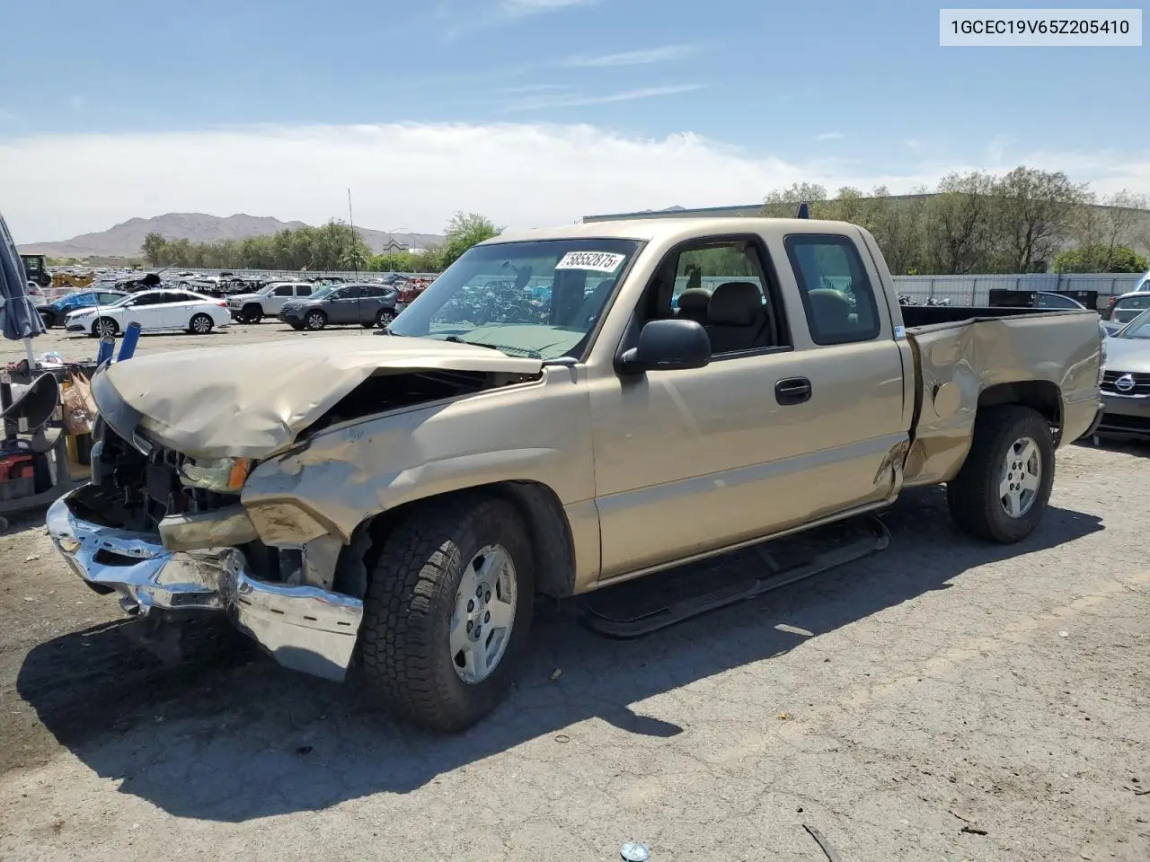 2005 Chevrolet Silverado C1500 VIN: 1GCEC19V65Z205410 Lot: 58552875