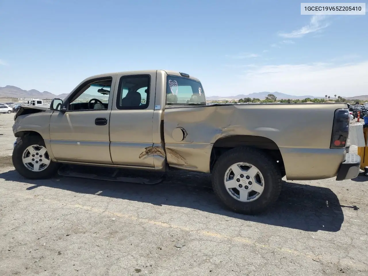 2005 Chevrolet Silverado C1500 VIN: 1GCEC19V65Z205410 Lot: 58552875
